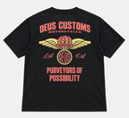 DEUS EX MACHINA Cutaway T-Shirt in Black