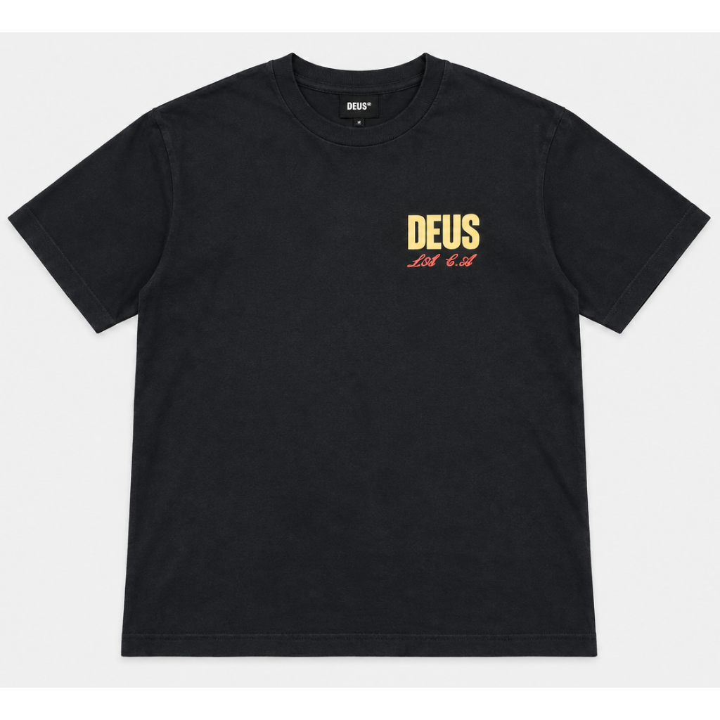 DEUS EX MACHINA Cutaway T-Shirt in Black