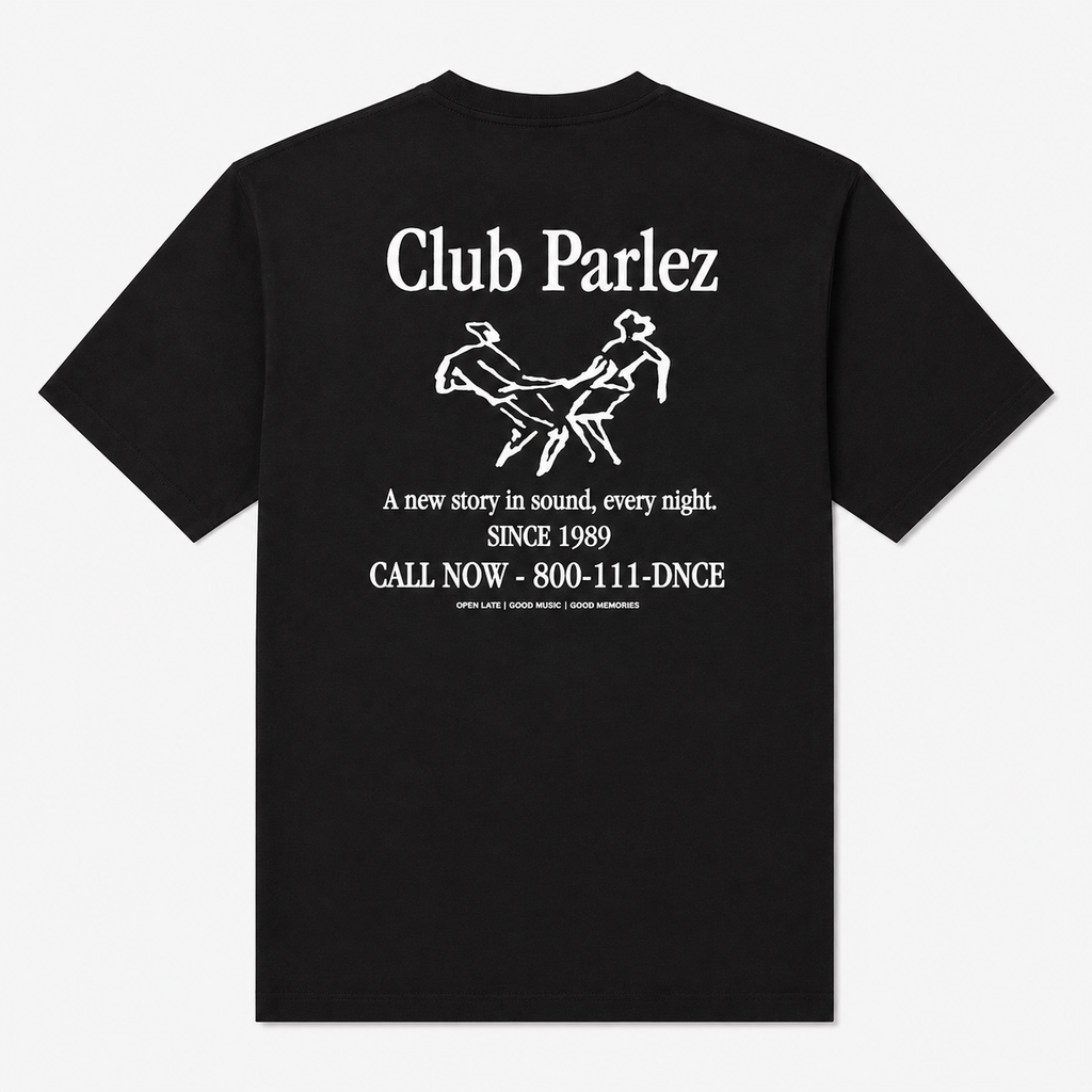 PARLEZ Shake T-Shirt in Black