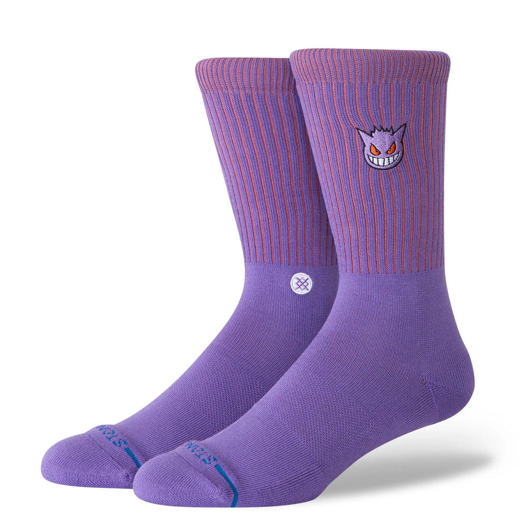STANCE Gengar Crew Socks in PURPLE
