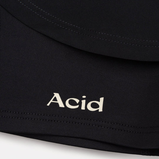 ACID RUNNING 2-in-1 Shorts in Black
