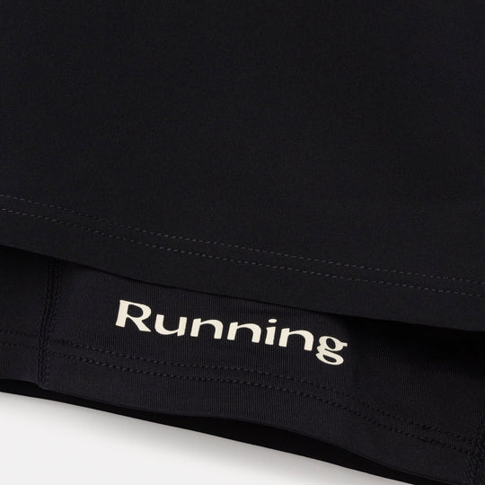 ACID RUNNING 2-in-1 Shorts in Black