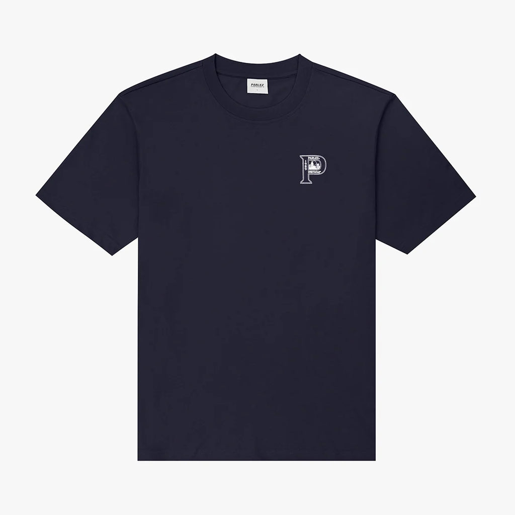 PARLEZ Clark T-Shirt in Navy