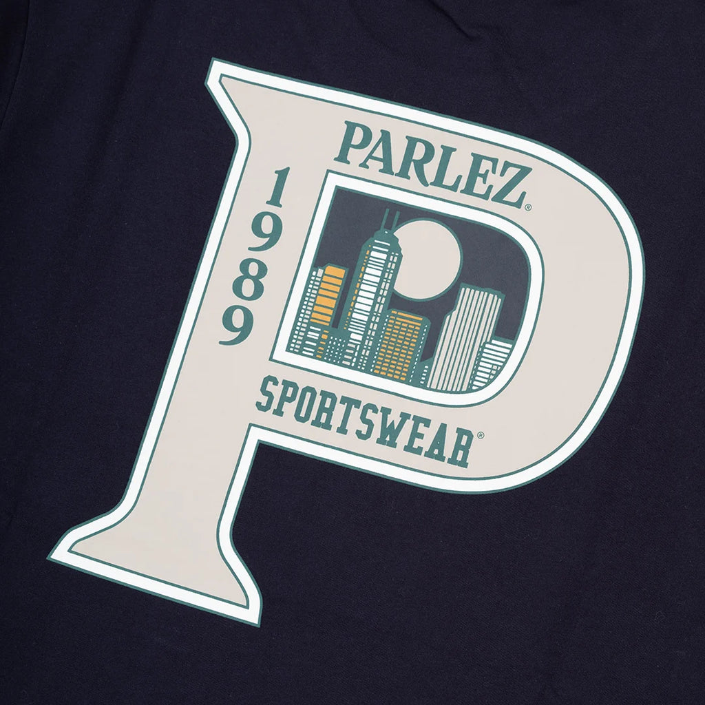 PARLEZ Clark T-Shirt in Navy