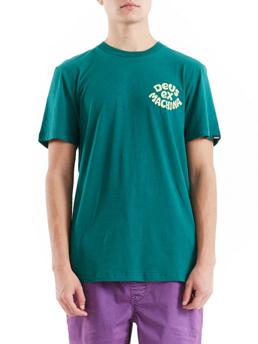 deus ex machina t-shirt worn front view