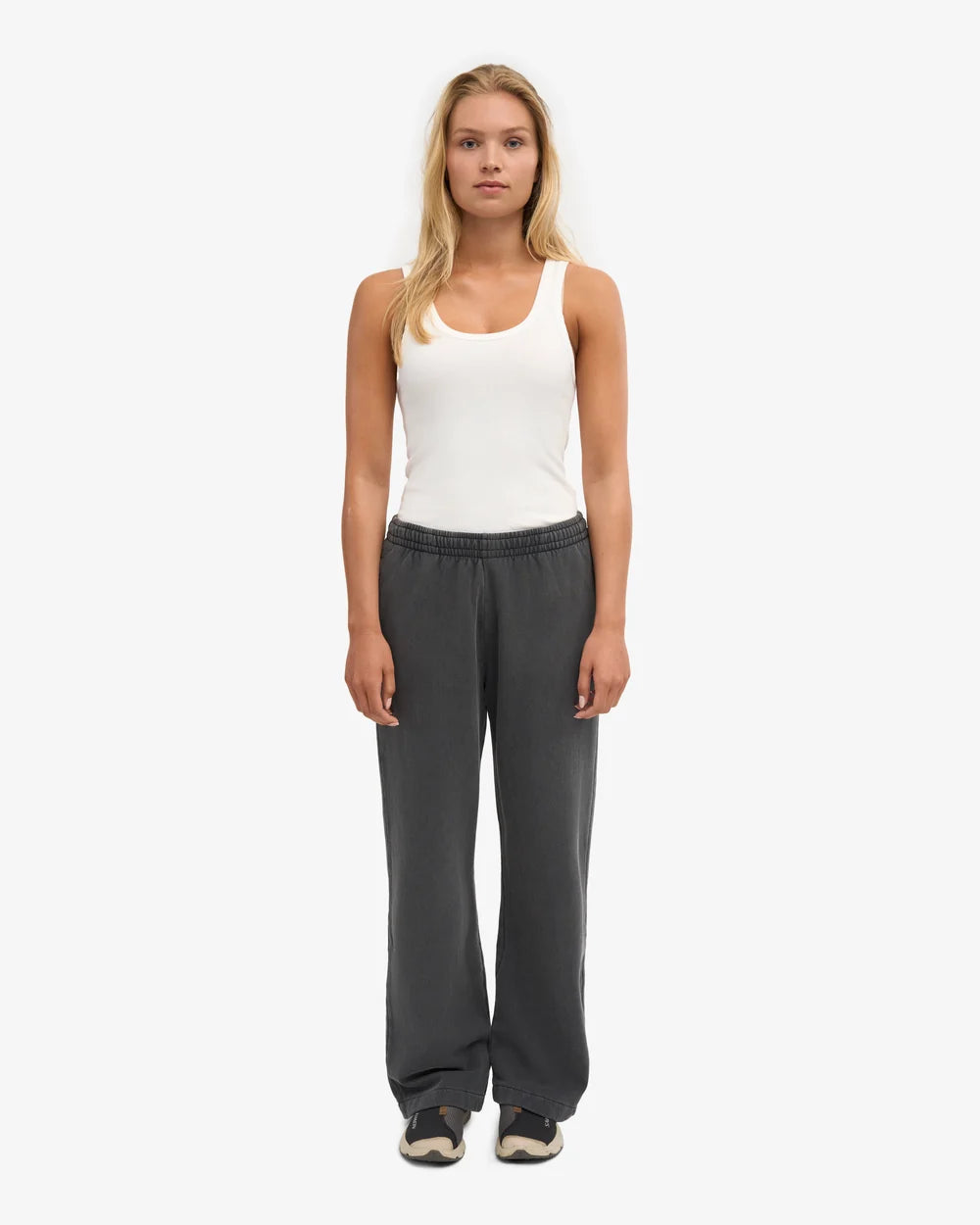 COLORFUL STANDARD Straight Leg Sweatpants in Faded Black