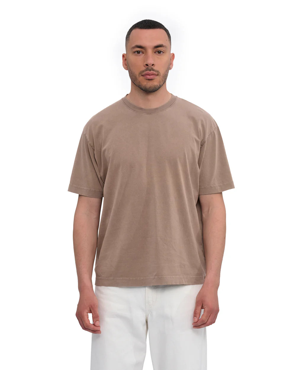 COLORFUL STANDARD Oversized T-Shirt in Faded Khaki