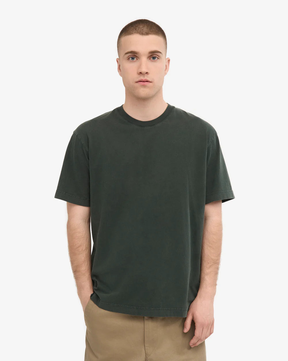 COLORFUL STANDARD Oversized T-Shirt in MIDNIGHT FOREST