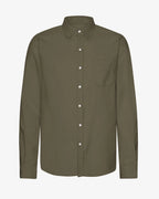COLORFUL STANDARD Organic Flannel Shirt in DUSTY OLIVE