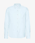 COLORFUL STANDARD Organic Flannel Shirt in POLAR BLUE