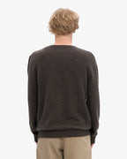 COLORFUL STANDARD Oversized Merino Wool Crew in COFFEE BROWN