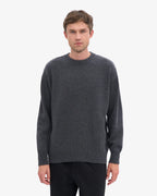 COLORFUL STANDARD Oversized Merino Wool Crew in LAVA GREY