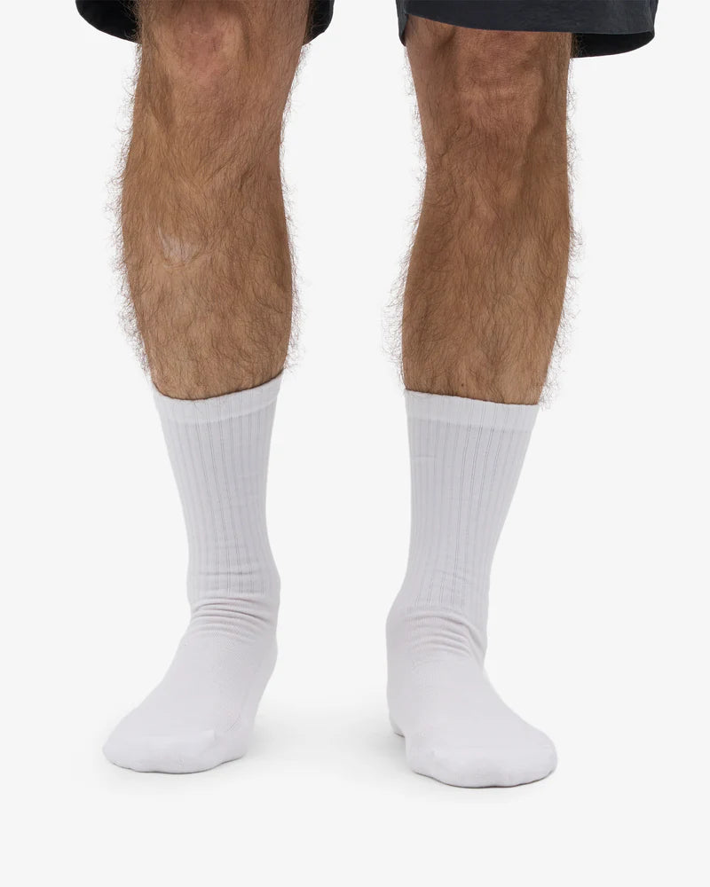 COLORFUL STANDARD Organic Active Socks in WHITE
