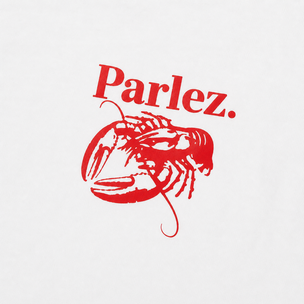 PARLEZ Slip Lobster T-Shirt in White