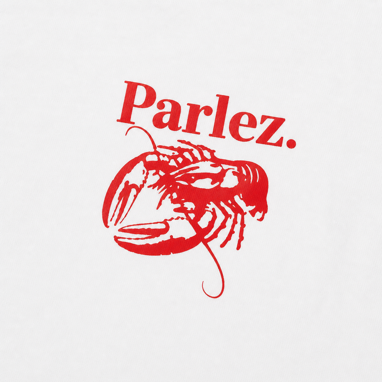 PARLEZ Slip Lobster T-Shirt in White