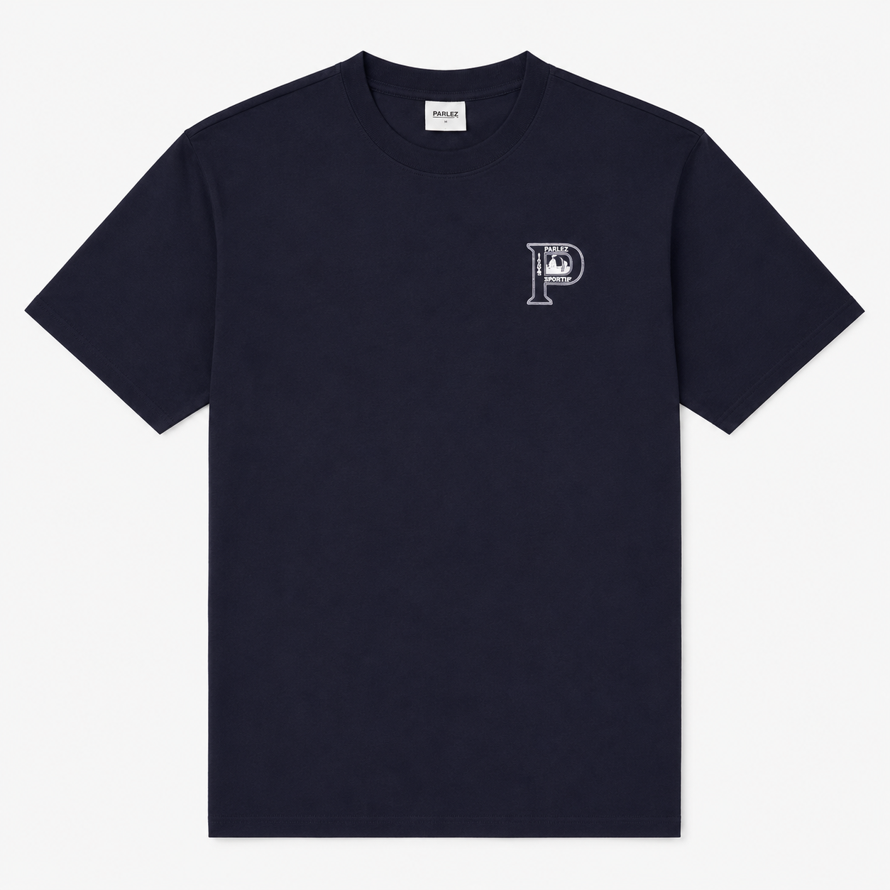 PARLEZ Clark T-Shirt in Navy