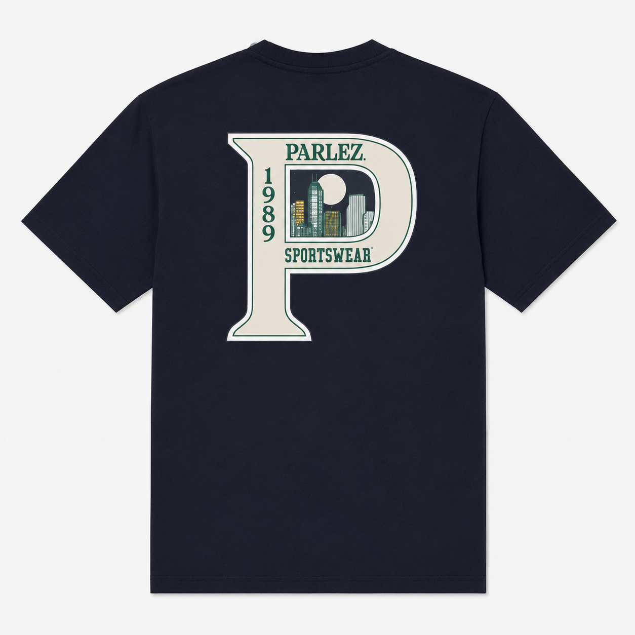 PARLEZ Clark T-Shirt in Navy