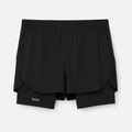 ACID RUNNING 2-in-1 Shorts in Black