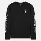 ACID RUNNING Long Sleeve T-Shirt in Black