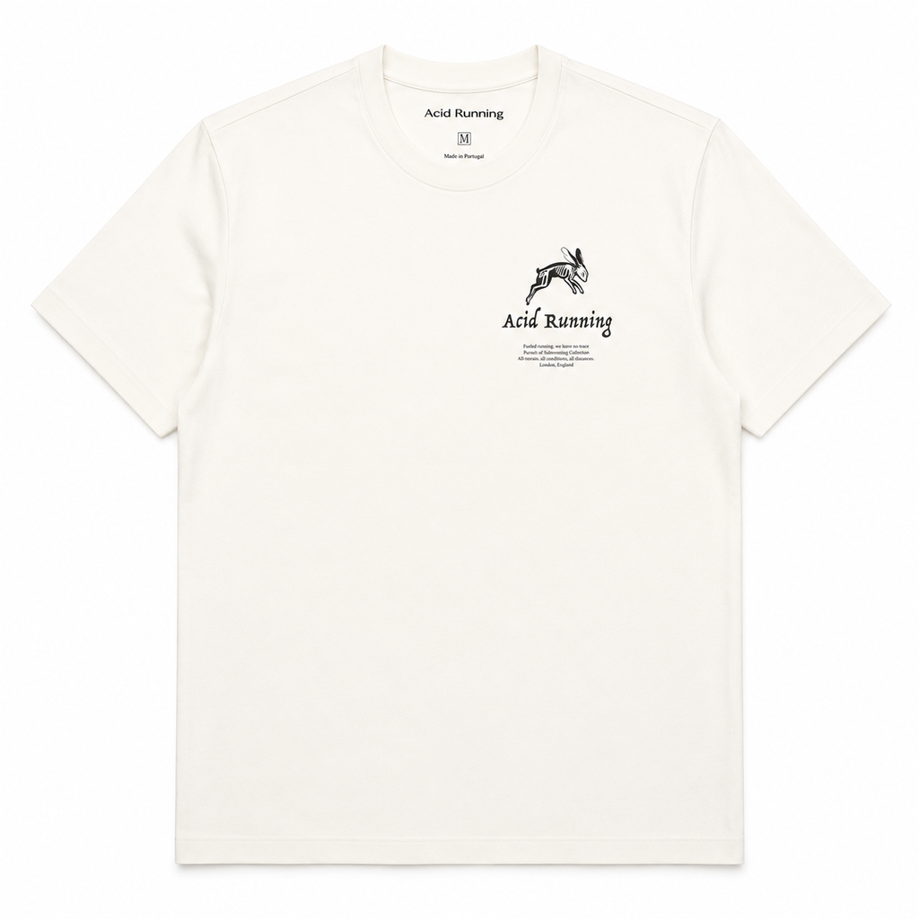 ACID RUNNING Runner's Dream T-Shirt in Bone