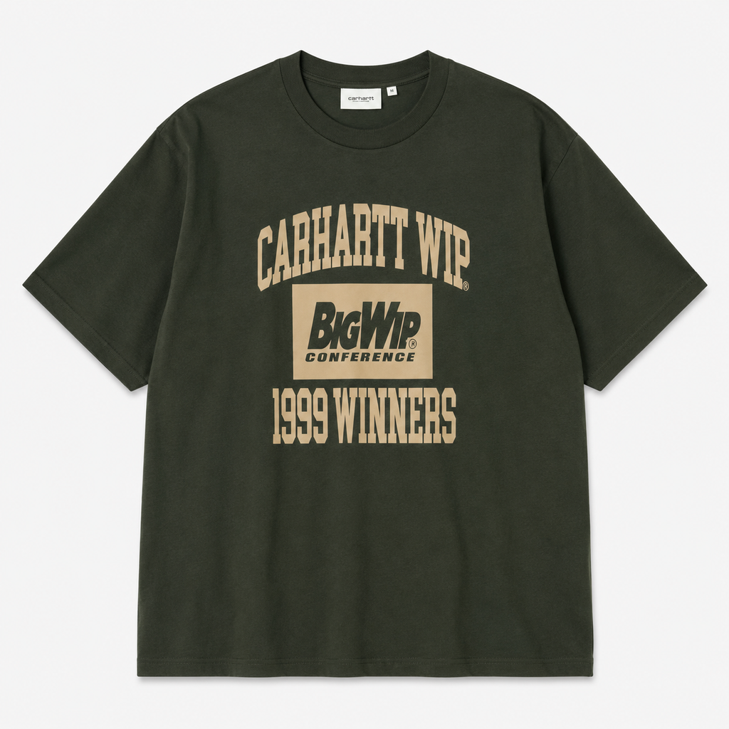 CARHARTT WIP Winners T-Shirt in Raven Green