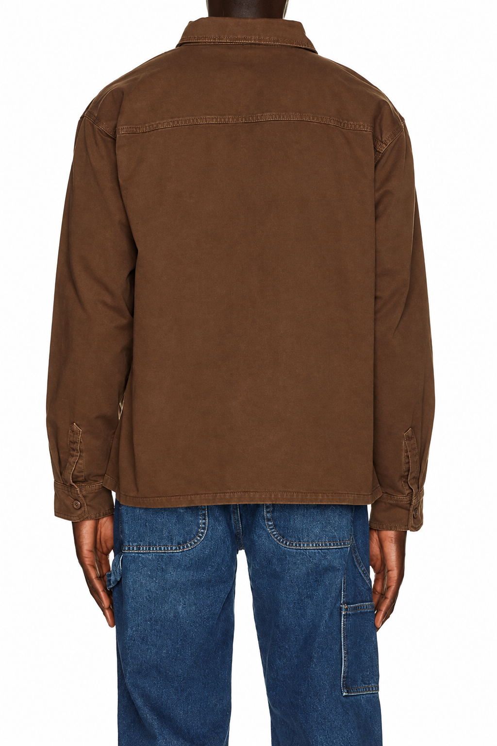 DICKIES 247 Work Shirt in Timber Brown