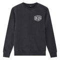 DEUS EX MACHINA Shield Garment Dyed Sweatshirt in Black