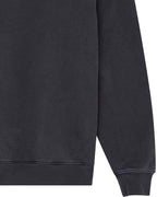 DEUS EX MACHINA Shield Garment Dyed Sweatshirt in Black