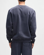DEUS EX MACHINA Shield Garment Dyed Sweatshirt in Black