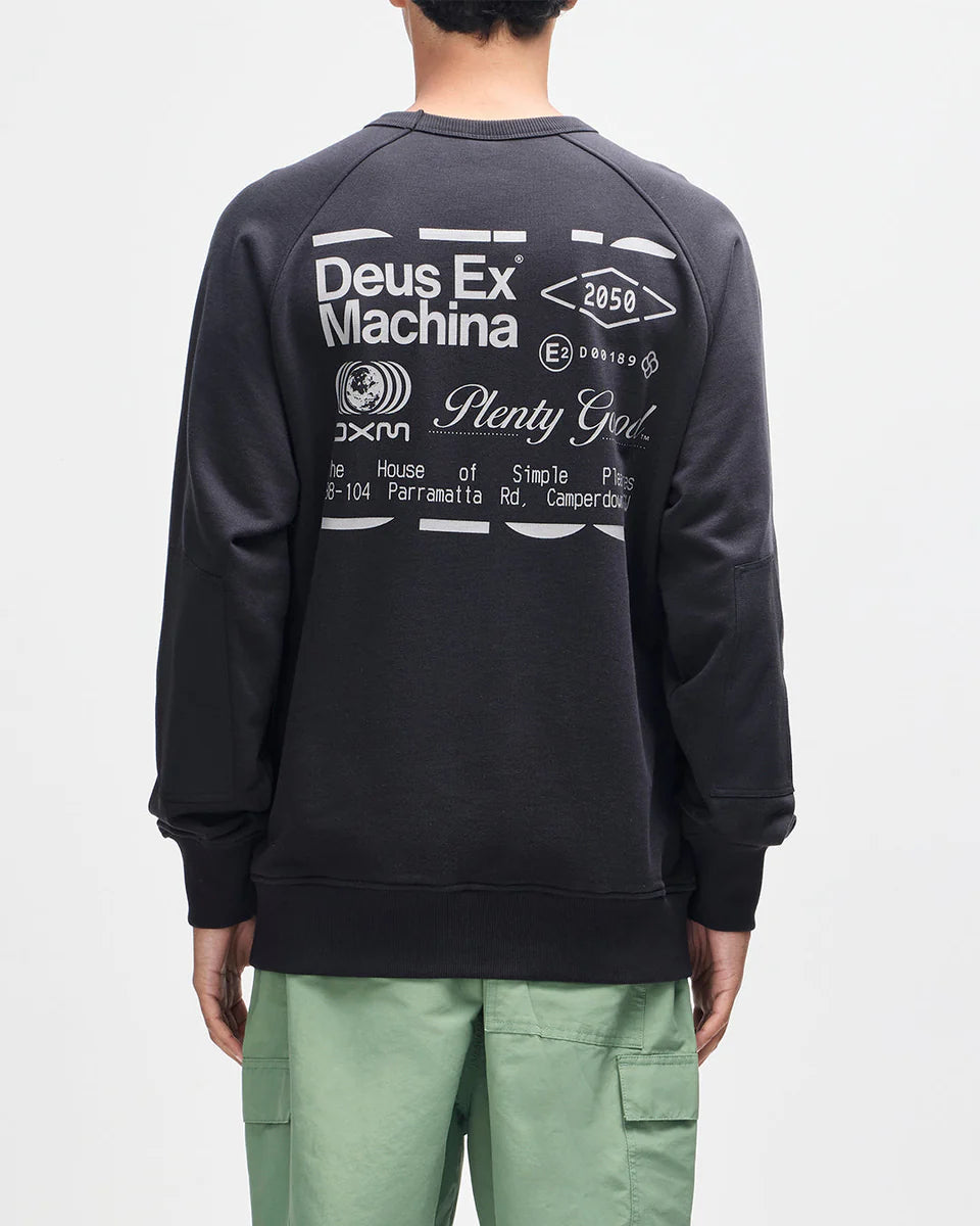 DEUS EX MACHINA Plenty Good Crew in BLACK