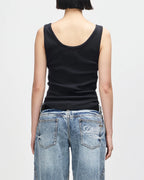 Womens DEUS EX MACHINA June Shield Tank in BLACK
