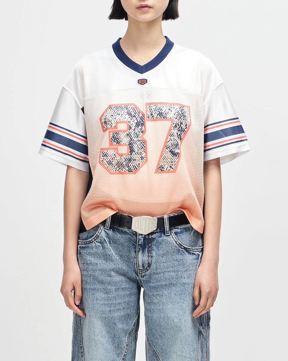 Womens DEUS EX MACHINA San Remo #37 Top in FLAME BLANC