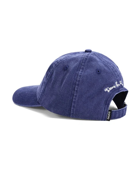 DEUS EX MACHINA Biarritz Sign Cap in Mechanic Blue