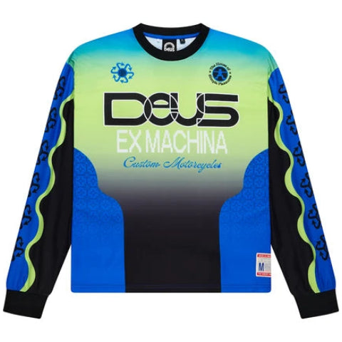 DEUS EX MACHINA Manhole Moto Jersey in Black