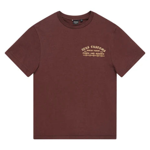 DEUS EX MACHINA Unchained T-Shirt in Brown