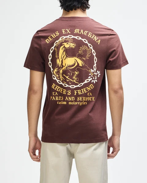 DEUS EX MACHINA Unchained T-Shirt in Brown