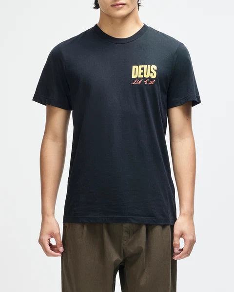 DEUS EX MACHINA Cutaway T-Shirt in Black
