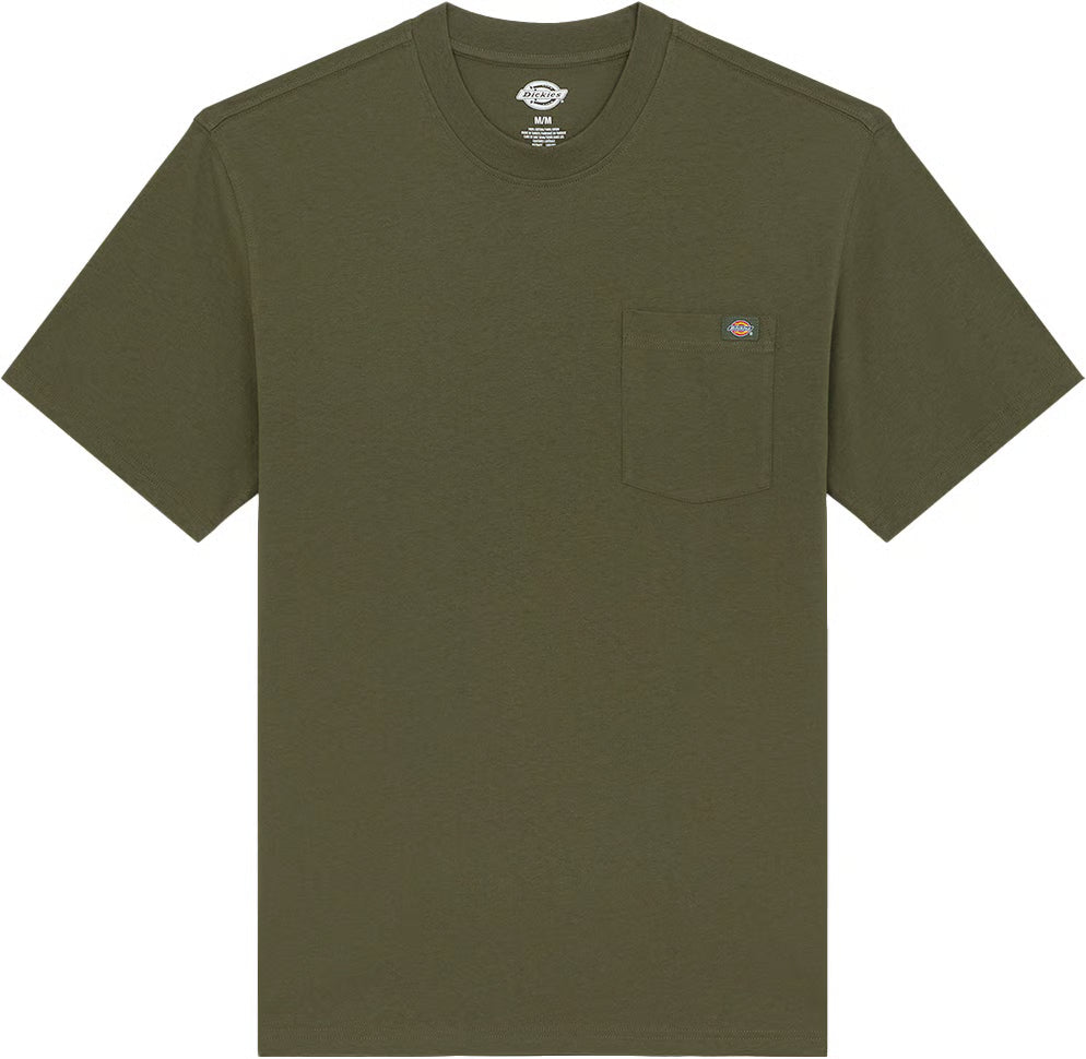 DICKIES Luray Pocket T-Shirt in Deep Green