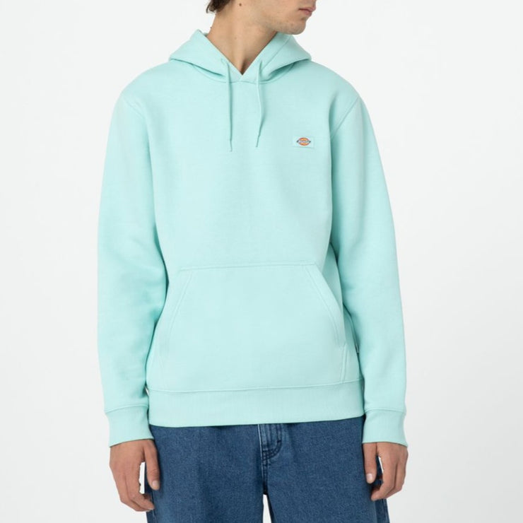 DICKIES Oakport Logo Hoodie in PASTEL TURQUOISE