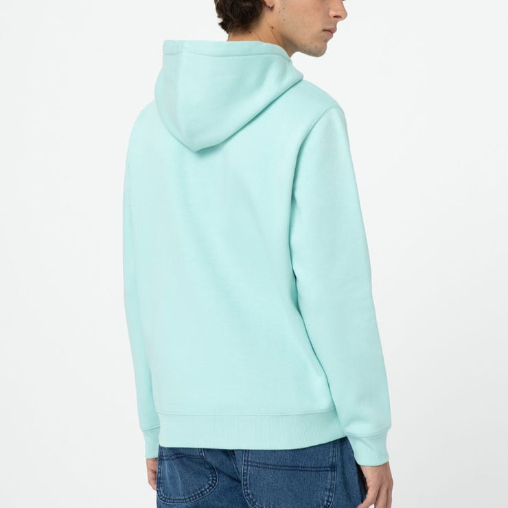 DICKIES Oakport Logo Hoodie in PASTEL TURQUOISE