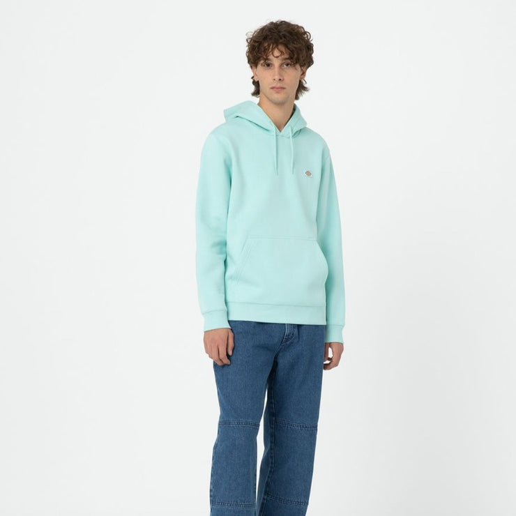 DICKIES Oakport Logo Hoodie in PASTEL TURQUOISE
