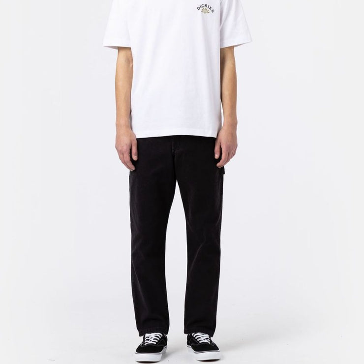 DICKIES Duck Canvas Carpenter Pants in WASHED BLACK