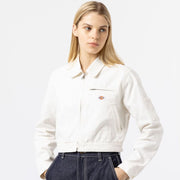 Women's DICKIES Duck Canvas Jacket in CREAM