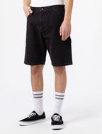 DICKIES Duck Canvas Chap Double Knee Shorts in BLACK