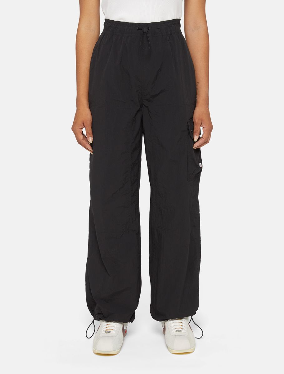 Womens DICKIES Jackson Cargo Trousers in BLACK
