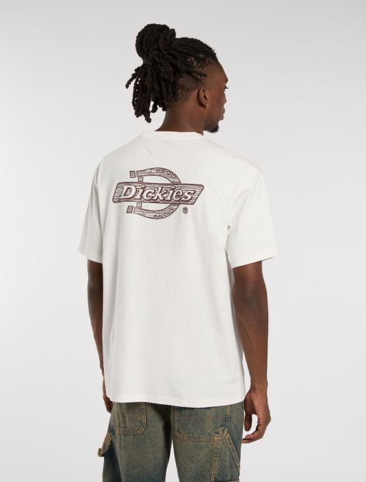 DICKIES Wood Logo T-Shirt in CREAM