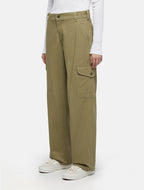 Womens DICKIES Duck Canvas Cargos in GREEN