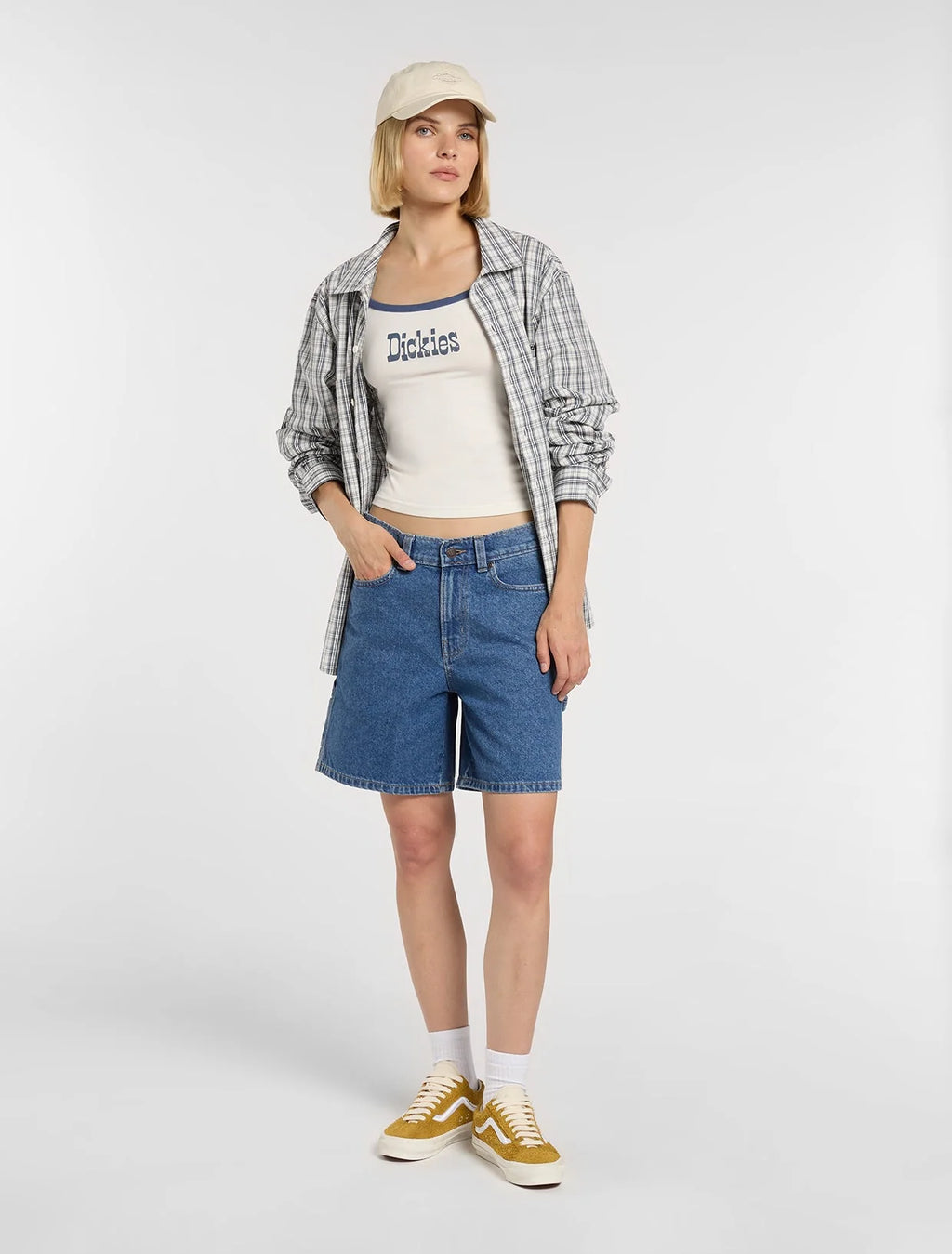 Womens DICKIES Vernal Vest in EGRET
