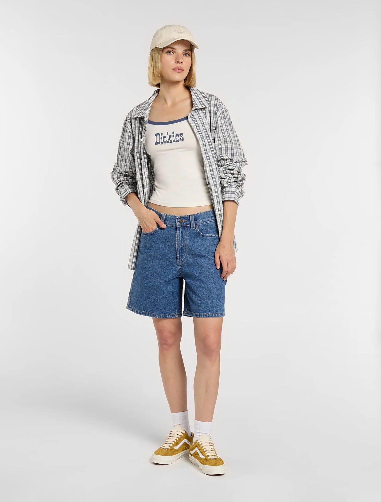 Womens DICKIES Vernal Vest in EGRET
