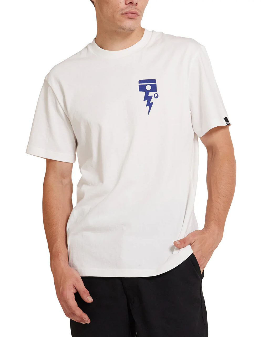 DEUS EX MACHINA Pisstin T-Shirt in OFF WHITE